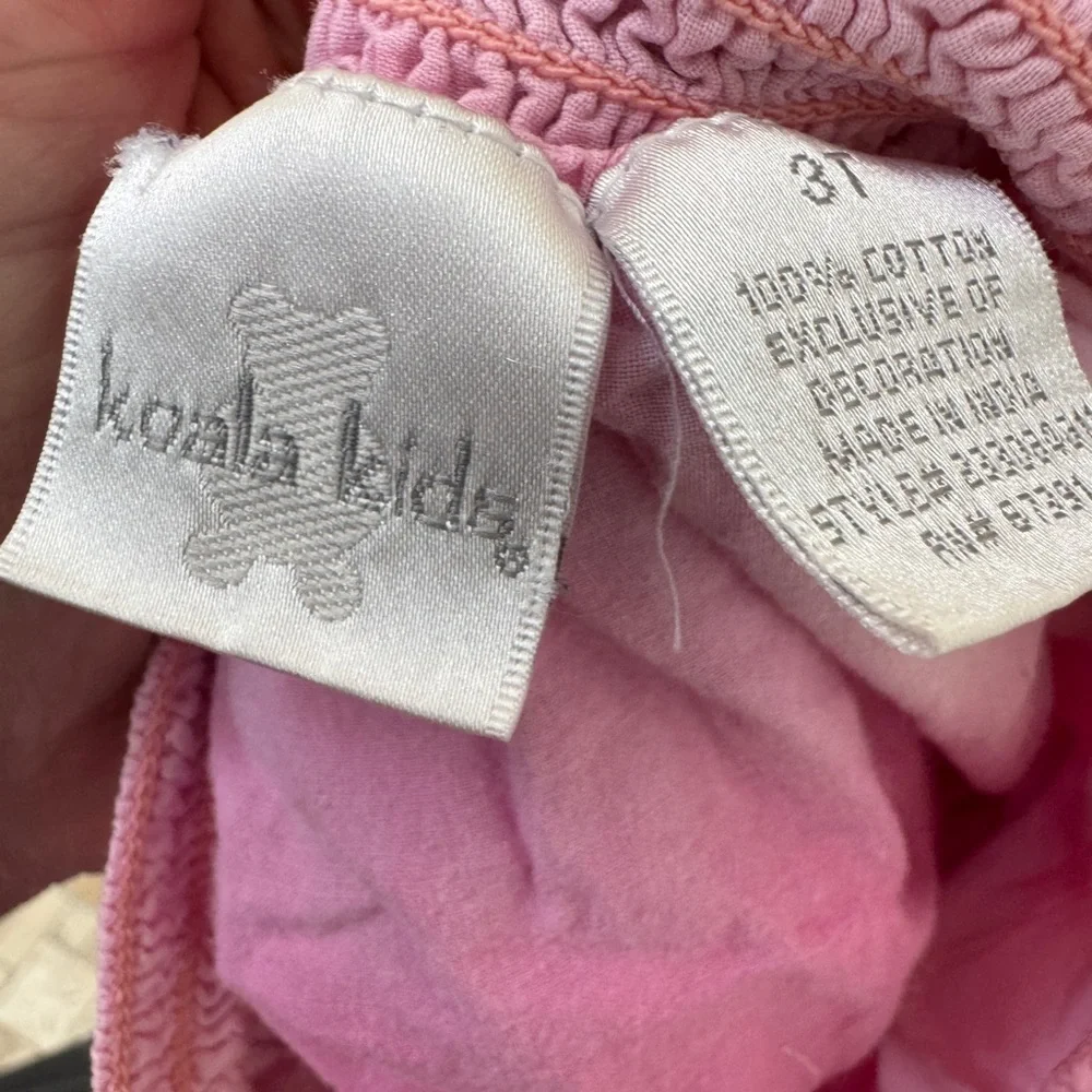 Koala Kids 3T Girls Pink Ombré Smocked Ruffle Summer Skirt